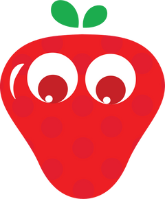 True Berry strawberry mascot